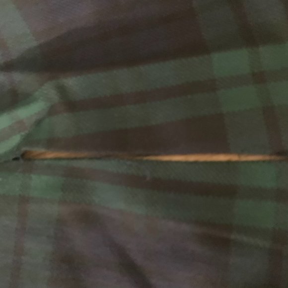 NWT LANDS' END GIRLS TOP OF KNEE SHIRT CLASSIC NAVY/EVERGREEN LG PLAID 16 - Picture 5 of 5